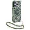 Guess GUHMP16XHCPOFPA iPhone 16 Pro Max  6.9 zielony/green hardcase IML Flowers Allover Electro With Pearl Strap MagSafe